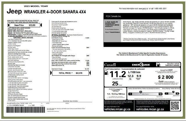 2023 Jeep Wrangler Sahara 4WD