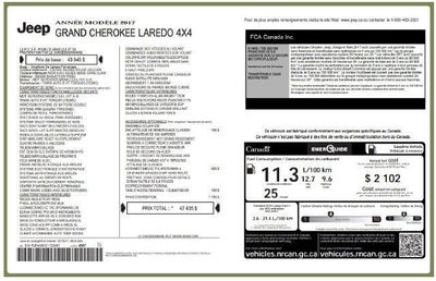 2017 Jeep Grand Cherokee Laredo 4WD