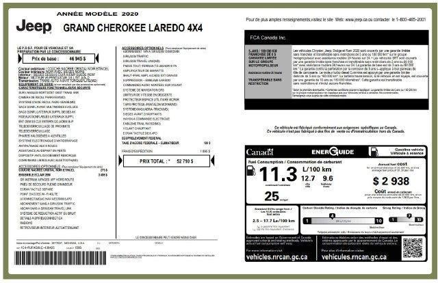 2020 Jeep Grand Cherokee Laredo 4WD
