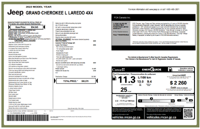 2022 Jeep Grand Cherokee L Laredo 4WD