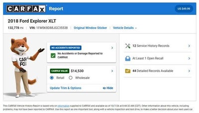 2018 Ford Explorer XLT 4WD