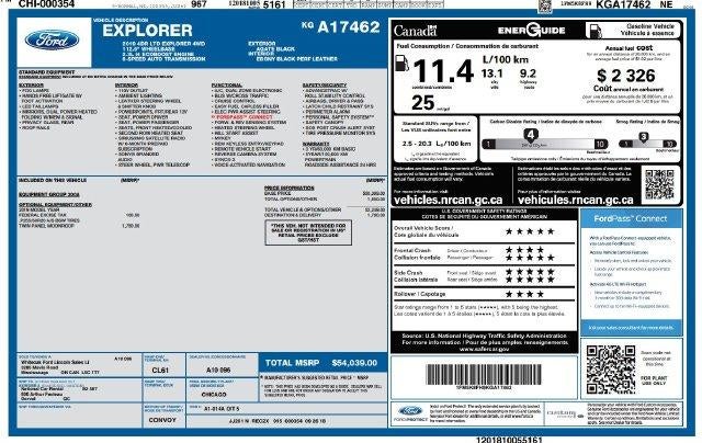 2019 Ford Explorer Limited 4WD