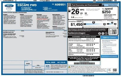 2019 Ford Escape SE FWD