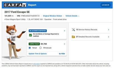 2017 Ford Escape SE FWD