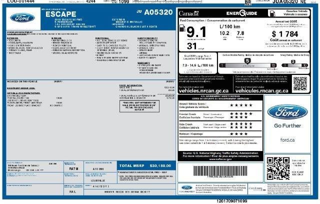 2018 Ford Escape SE FWD