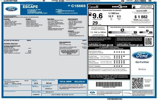 2018 Ford Escape SE 4WD
