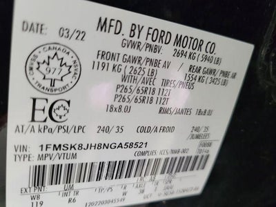 2022 Ford Explorer Timberline 4WD