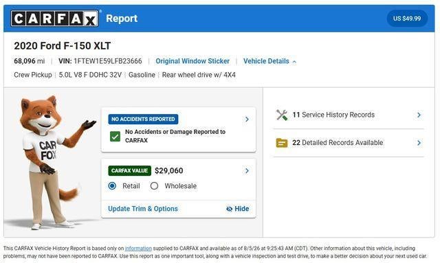 2020 Ford F-150 XLT 4WD