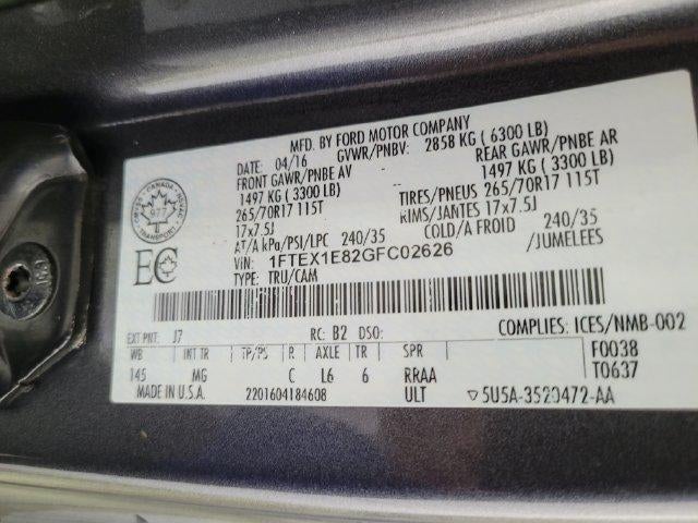 2016 Ford F-150 XL 4WD