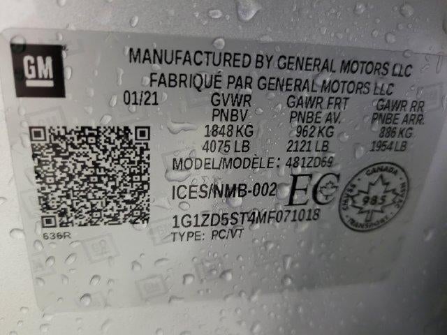 2021 Chevrolet Malibu LT FWD