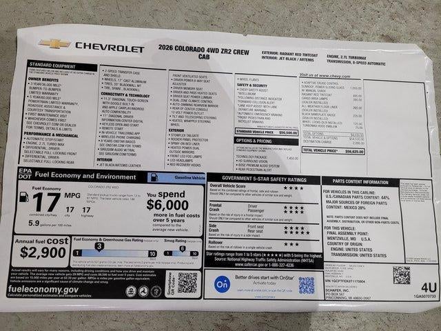 2026 Chevrolet Colorado ZR2