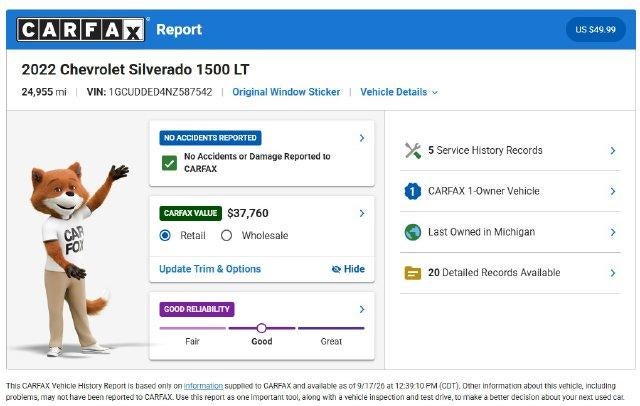 2022 Chevrolet Silverado 1500 LT 4WD