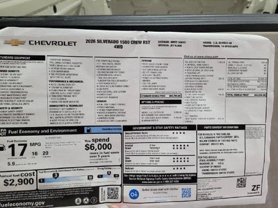 2026 Chevrolet Silverado 1500 RST