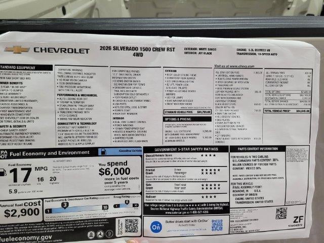 2026 Chevrolet Silverado 1500 RST