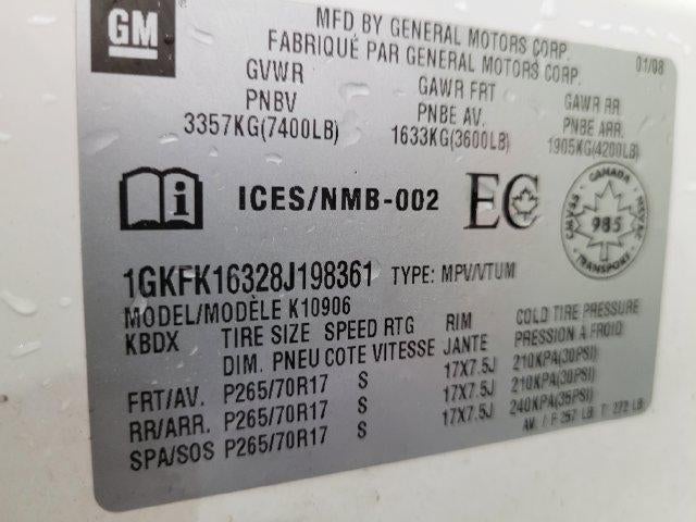 2008 GMC Yukon XL SLT 1500 4WD