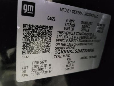 2021 GMC Acadia SLE FWD