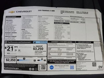 2026 Chevrolet Traverse LT