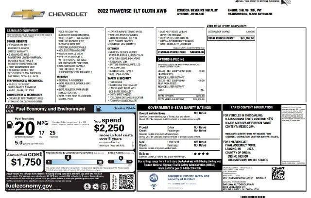 2022 Chevrolet Traverse LT AWD