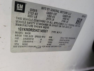 2017 Cadillac XT5 Luxury AWD