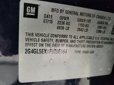 2015 Buick Regal Turbo AWD