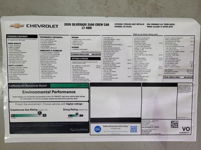 2026 Chevrolet Silverado 2500 HD LT