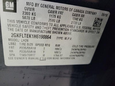 2017 GMC Terrain SLE-2 AWD