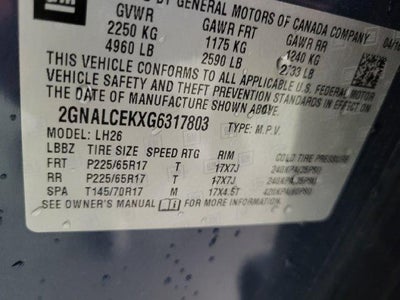 2016 Chevrolet Equinox LT FWD