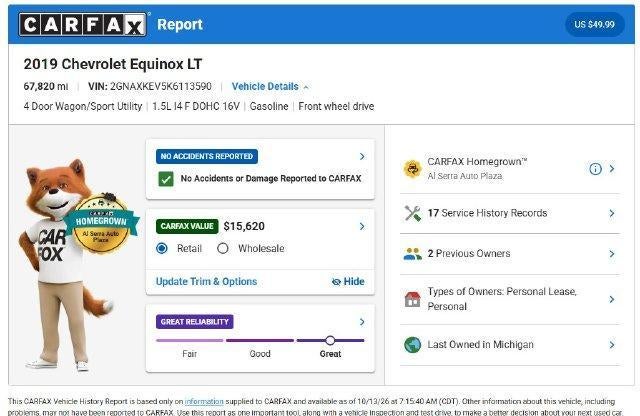 2019 Chevrolet Equinox LT FWD