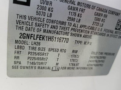 2017 Chevrolet Equinox LT AWD