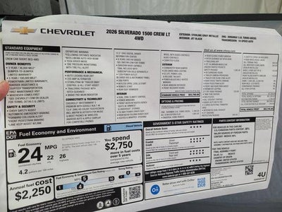2026 Chevrolet Silverado 1500 LT