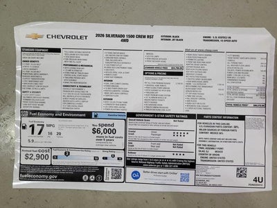 2026 Chevrolet Silverado 1500 RST