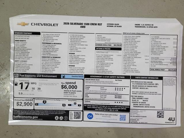 2026 Chevrolet Silverado 1500 RST