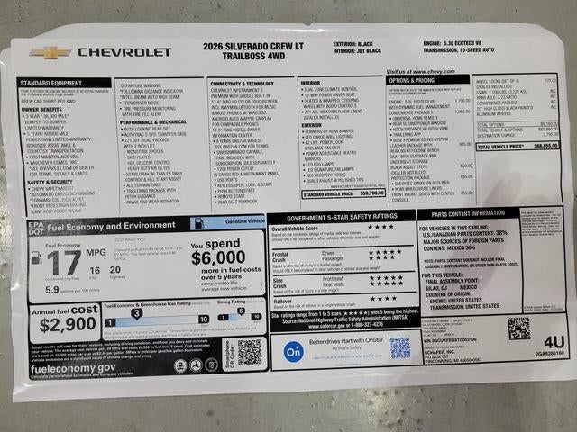 2026 Chevrolet Silverado 1500 LT Trail Boss