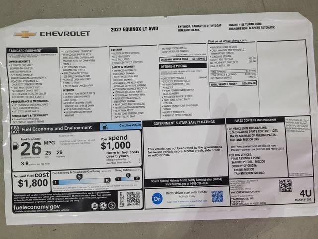 2027 Chevrolet Equinox LT