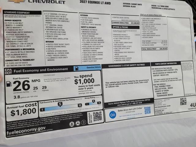 2027 Chevrolet Equinox LT