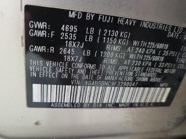 2015 Subaru Outback 2.5i AWD