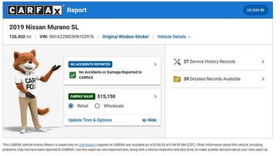 2019 Nissan Murano SL AWD