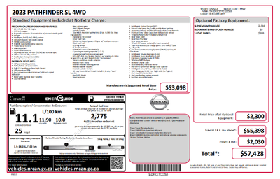 2023 Nissan Pathfinder SL 4WD
