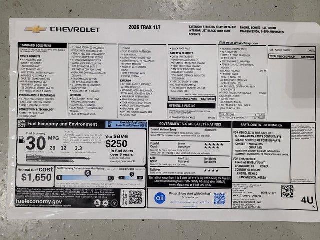 2026 Chevrolet Trax LT