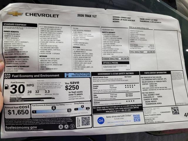2026 Chevrolet Trax LT