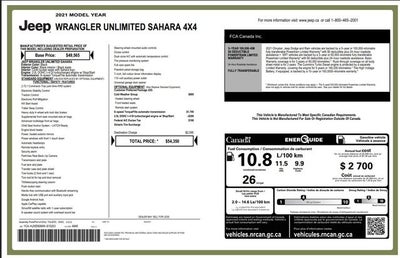 2021 Jeep Wrangler Unlimited Sahara