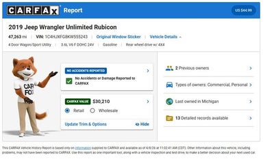 2019 Jeep Wrangler Unlimited Rubicon