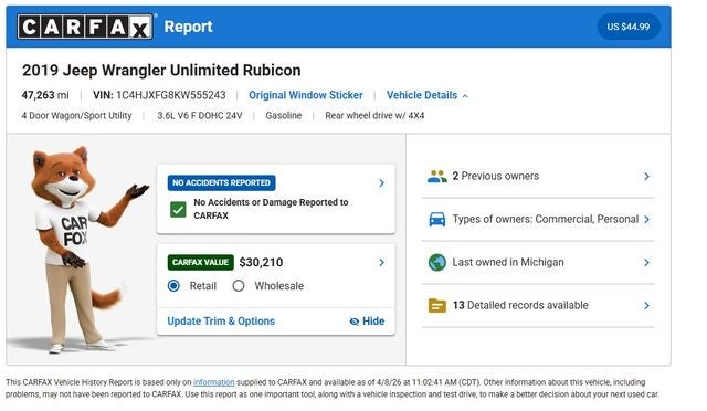 2019 Jeep Wrangler Unlimited Rubicon