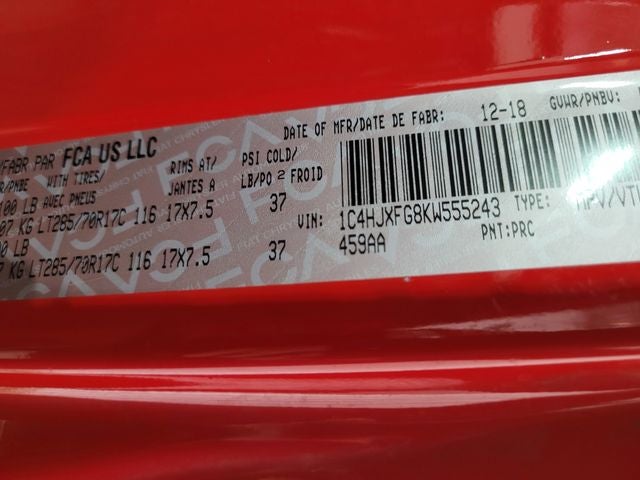 2019 Jeep Wrangler Unlimited Rubicon