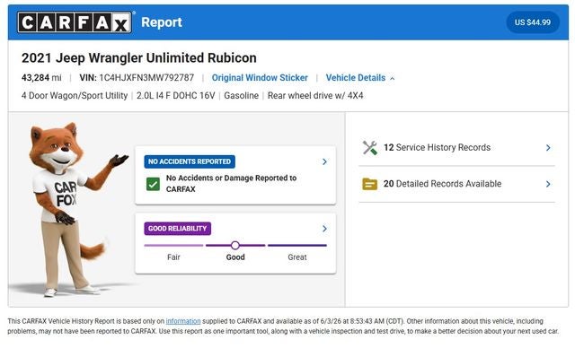 2021 Jeep Wrangler Unlimited Rubicon
