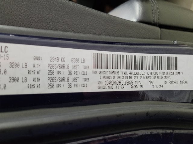 2015 Dodge Durango SXT