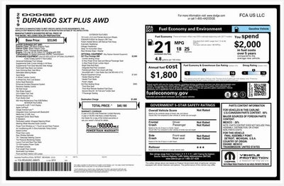 2019 Dodge Durango SXT Plus