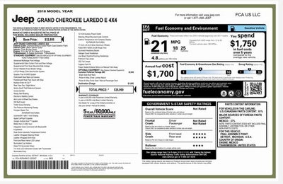 2018 Jeep Grand Cherokee Laredo