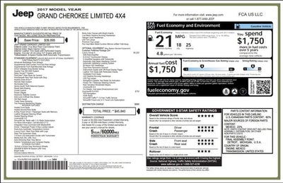 2017 Jeep Grand Cherokee Limited