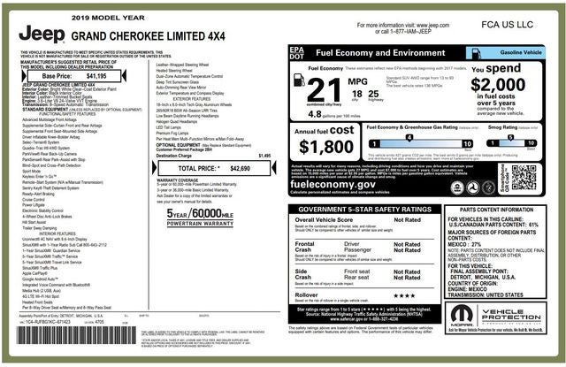 2019 Jeep Grand Cherokee Limited